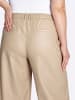 sheego Lederimitat-Hose in beige