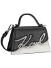 Karl Lagerfeld Handtasche K/Signature 2.0 Nano Bag B/W in Black/White