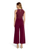 Vera Mont Jumpsuit mit Volant und Bindegürtel in Deep Dahlia