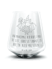 Mr. & Mrs. Panda Whiskyglas Fledermaus Zauberer mit Spruch in Transparent