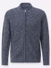 Sieh an! Strickjacke in marine-meliert
