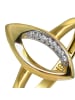 GoldDream 333 Gelbgold - 8 Karat Damen Ringe Leaf Fingerring  56 (17,8)