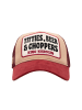 King Kerosin King Kerosin Trucker Cap Titties, Beer & Choppers in rot