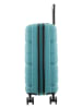 Franky 55er Spinner A-B-S13 Handgepäck Hartschalenkoffer mit TSA-Schloss Aqua