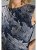 SWING Abendkleid in marine silber - 0001