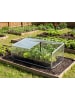 Beliani Gewächshaus für den Garten SERIFOS in Silber/Transparent