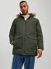 Jack & Jones Warm Gefütterte Jacke Winter Parka Blouson JJECRAFT in Grün-3