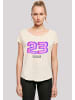 F4NT4STIC Long Cut T-Shirt Pixel 23 pink in Whitesand