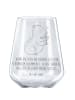 Mr. & Mrs. Panda Bordeauxglas Capybara Wein mit Spruch in Transparent