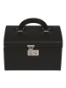 Windrose Beluga Schmuckkasten Leder 24.5 cm in schwarz