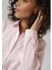 Aniston CASUAL Hemdbluse in rosa-weiß