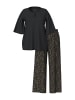 Ulla Popken Pyjama in schwarz