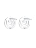 Elli DIAMONDS  Ohrringe 925 Sterling Silber Geo, Kreis in Silber