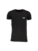 cavalli CLASS Schwarzes Baumwoll-T-Shirt