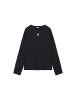 Loewe Oversize Langarm T-Shirt in Schwarz