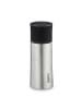 relaxdays Edelstahl-Trinkflasche in Silber - 300 ml