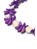 collezione alessandro Lange Kette " Edith " in violett
