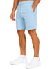 Reichstadt Herren Regular Fit Shorts Marken-Stick in Baby Blue
