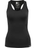 Hummel Seamless Sporttop Rundhals Training Komfort in Schwarz