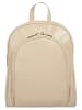 Cluty City-Rucksack echt Leder in beige