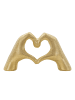 Mauro Ferretti Skulptur aus Goldharz, 25 x 7,5 x 13,5 cm