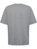 Hummel Loose-fit T-Shirt aus Baumwolle in Grau