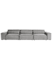 Beliani 2-tlg 3-Sitzer Sofa HELLNAR in Grau