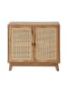 CALICOSY Sideboard ALIA in Dunkles - (W) 80  x (H) 75  x (L) 35  cm