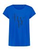 Betty Barclay Rundhals-Shirt mit Raffung in Blue/Black