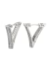 faina Women Huggie Earrings in Silver