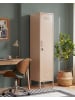 Beliani Büroschrank FROME in Beige - (W) 38 x (H) 185 x (L) 50 cm