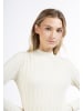 DreiMaster Klassik Strick Pullover Turtleneck in Hellbeige