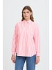 ICHI Hemd langarm IHFLUCA Loose fit in PINK STRIPE