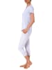 NORMANN ShortyPyjama kurzarm Ananas - 47050 in flieder