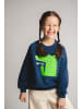 SATURNDAY Sweatshirt Krokodil in Blau