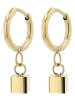 Adeliás Damen Anhänger aus Edelstahl in gold