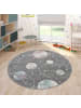 KADIMA DESIGN Kinderteppich Weltraum Kinderzimmer in Grau