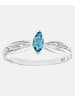 Diamant L'éternel Ring aus 375 Weißgold mit Diamant mit Topas