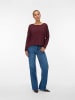 Vero Moda Strickpullover in Winetasting