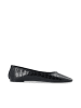 Bianco Ballerinas in BlackCroco
