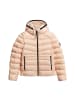 Superdry Daunenjacke mit Kapuze „Fuji Quilt“ Beige