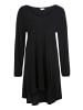 LASCANA Longshirt in schwarz