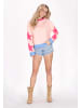 IZIA Women Sweatshirt in Light Pink