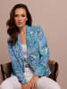 creation L Blazer in himmelblau-eisblau-bedruckt