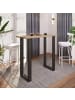 VCM  Holz Bartisch Stehtisch Tisch Tresen Xona 110x50 in Schwarz / Sonoma-Eiche