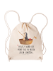 Mr. & Mrs. Panda Jutebeutel Pinguin Angelboot mit Spruch in Creme