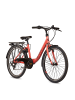 S'COOL Kinderfahrrad - chiX 24 Zoll 6-Gang | ab 8 Jahre - Coral/Dark Red