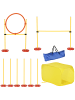 Pawhut Hunde Agility Set Gelb ABS+PE+Polyester