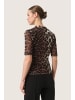 Soaked in Luxury Bluse langarm SLAldora Feminine Form in Leopard Pattern