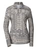 WITT WEIDEN Langarmshirt in ecru-grau-bedruckt